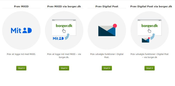 Øv dig i at bruge MitID og Digital post